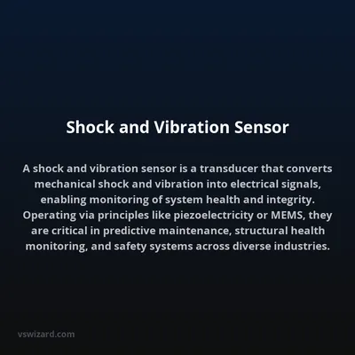 Shock and Vibration Sensor