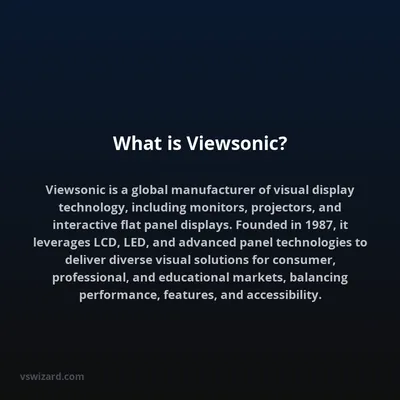 What is Viewsonic?