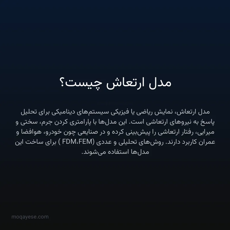 مدل ارتعاش چیست؟