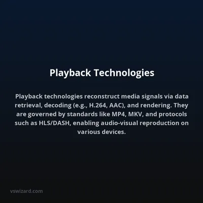 Playback Technologies