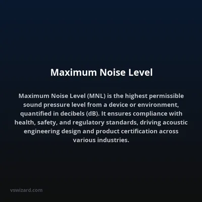 Maximum Noise Level