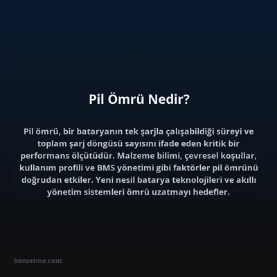Pil Ömrü Nedir?