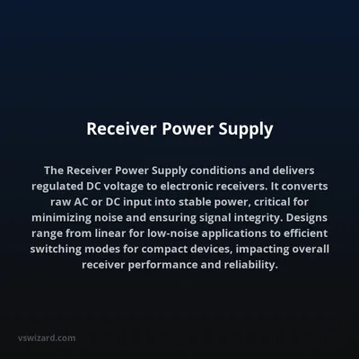 Receiver Power Supply