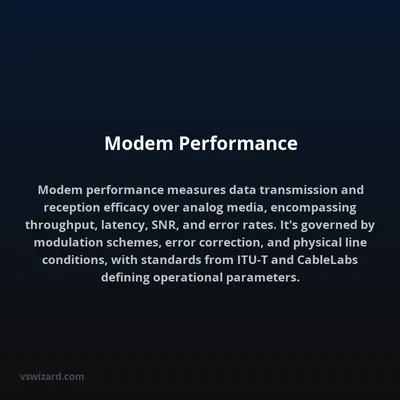 Modem Performance