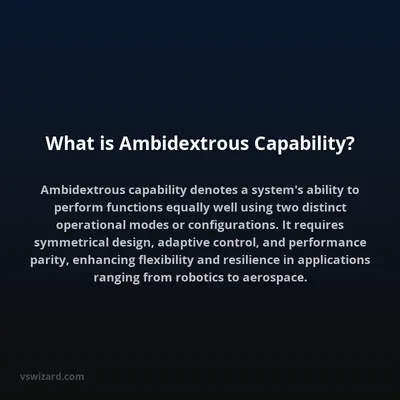 What is Ambidextrous Capability?