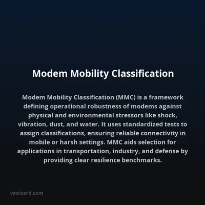 Modem Mobility Classification