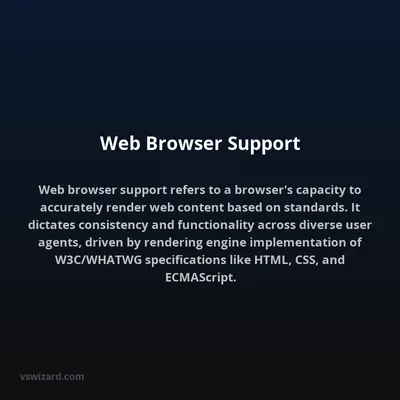 Web Browser Support