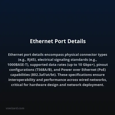 Ethernet Port Details