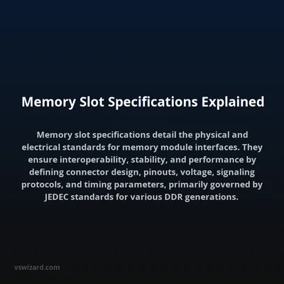Memory Slot Specifications Explained