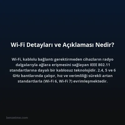 Wi-Fi Detayları ve Açıklaması Nedir?