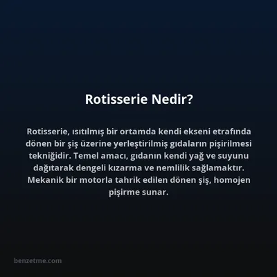 Rotisserie Nedir?