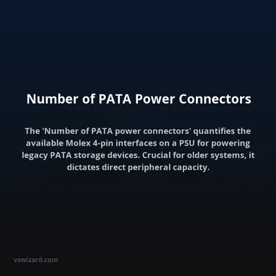 Number of PATA Power Connectors