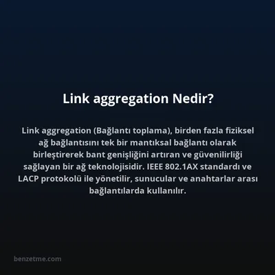 Link aggregation Nedir?