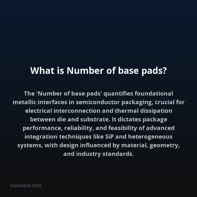 What is Number of base pads?