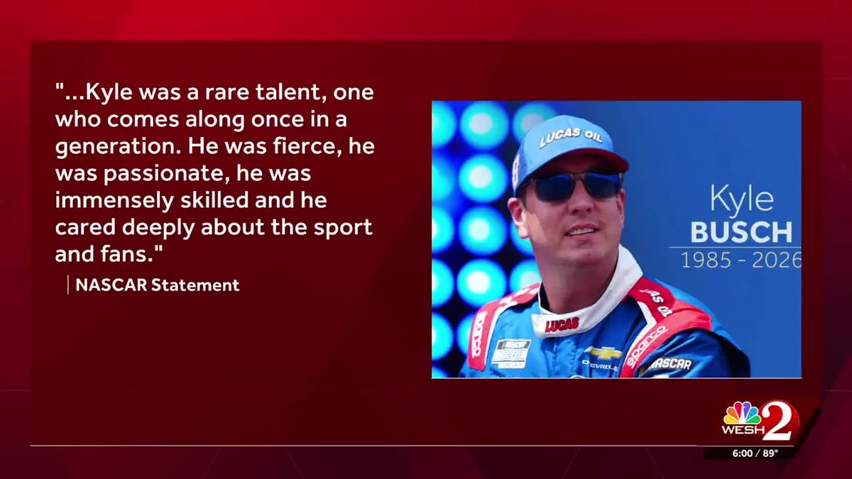 NASCAR Icon Kyle Busch Passes Away at 41, Leaving a Legacy of Fierce Competition and Personal Growth