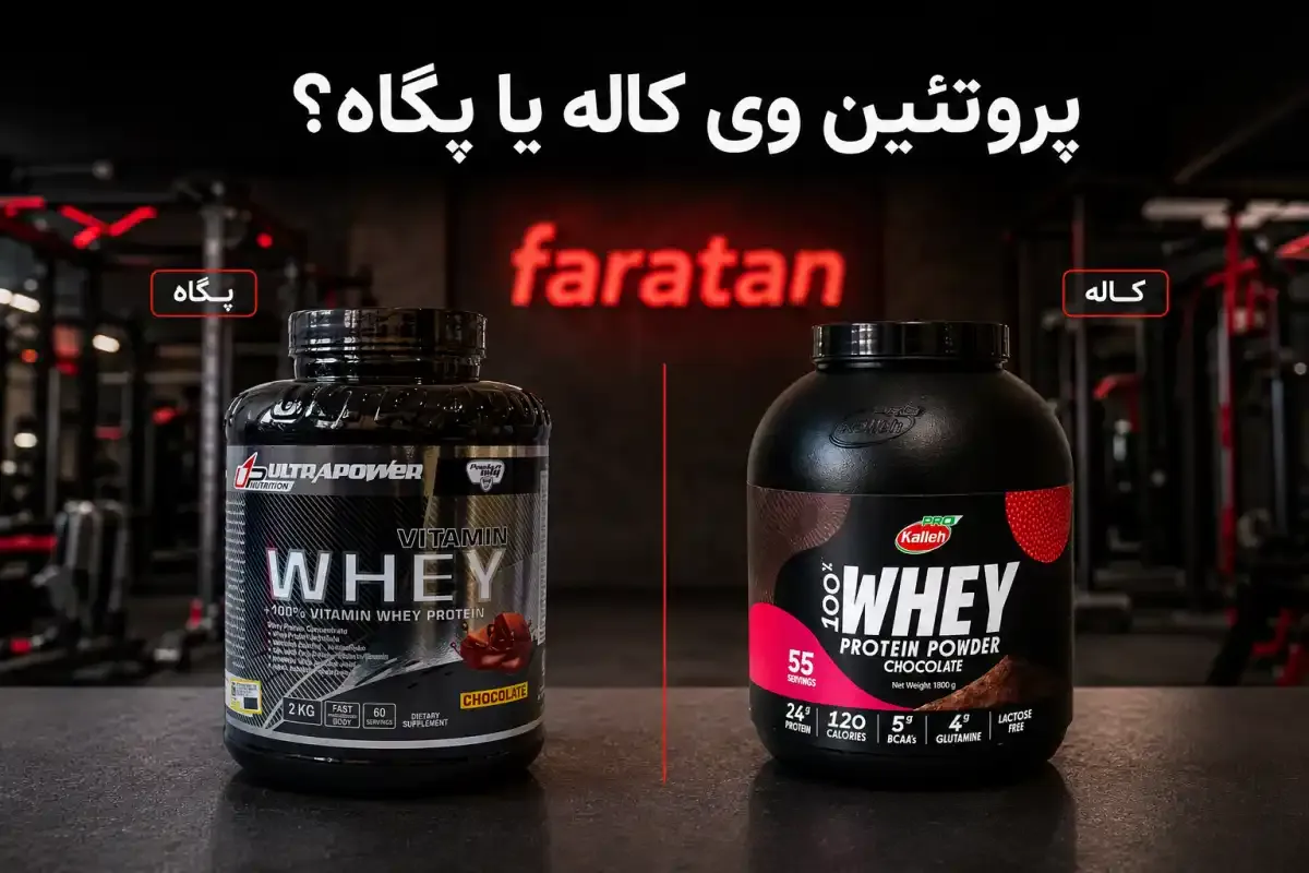 پروتئین وی کاله بهتره یا پگاه؟ مقایسه + نظرات مصرف کنندگان