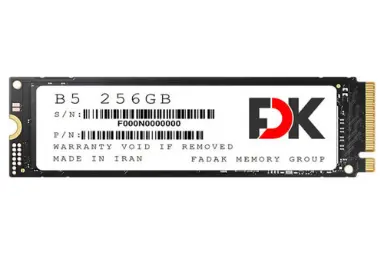 عکس فدک B5 SEREIS NVMe M.2 ظرفیت 256 گیگابایت