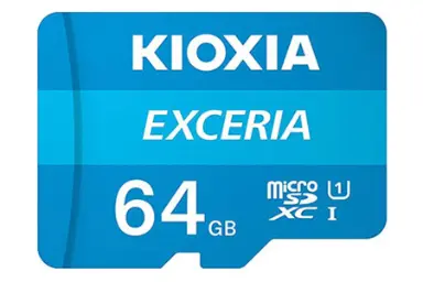 عکس کیوکسیا microSDXC با ظرفیت 64 گیگابایت مدل EXCERIA کلاس 10