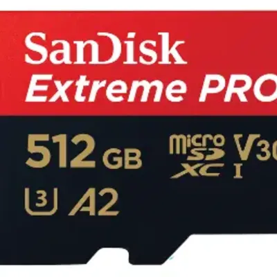 سن دیسک microSDXC با ظرفیت 512 گیگابایت مدل Extreme Pro V30 A2 کلاس 10