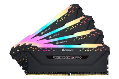 عکس کورسیر VENGEANCE RGB PRO ظرفیت 128 گیگابایت (4x32) از نوع DDR4-3200