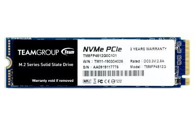 عکس تیم گروپ MP34 NVMe M.2 ظرفیت 256 گیگابایت