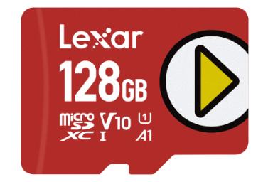 مقایسه لکسار microSDXC با ظرفیت 128 گیگابایت مدل PLAY V10 A1 با سن دیسک microSDXC با ظرفیت 256 گیگابایت مدل Ultra A1 کلاس 10