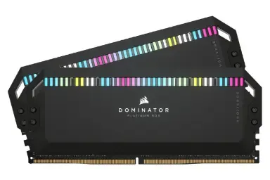 کورسیر DOMINATOR PLATINUM RGB ظرفیت 32 گیگابایت (2x16) از نوع DDR5-6400 CL32