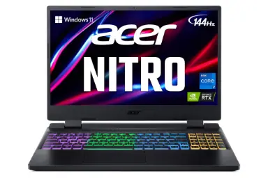 مقایسه نیترو 5 AN515-58-70ZU ایسر Core i7-12700H RTX 3060 32GB 1TB با IdeaPad 5 لنوو Core i5-1235U MX550 16GB 512GB