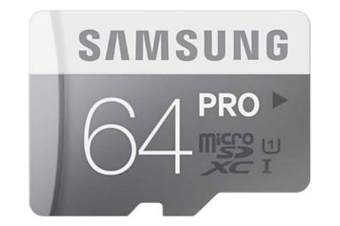 عکس سامسونگ microSDXC با ظرفیت 64 گیگابایت مدل Pro کلاس 10