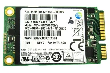 مقایسه کینگ اسپک MT-XXX mSATA ظرفیت 64 گیگابایت {request()->input('language_config')['common']['with']} سامسونگ MZMTD512HAGL mSATA ظرفیت 512 گیگابایت