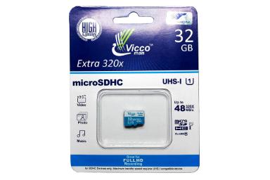 مقایسه ویکومن microSDHC با ظرفیت 32 گیگابایت مدل Extra 320X کلاس 10 با سیلیکون پاور microSDXC با ظرفیت 64 گیگابایت مدل Color Elite کلاس 10