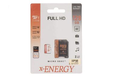 مقایسه ایکس انرژی microSDXC با ظرفیت 128 گیگابایت مدل IPM کلاس 10 با سن دیسک microSDXC با ظرفیت 256 گیگابایت مدل Ultra A1 کلاس 10