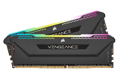 عکس کورسیر VENGEANCE RGB PRO SL ظرفیت 32 گیگابایت (2x16) از نوع DDR4-3200