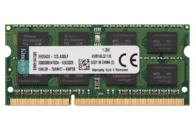 عکس کینگستون ValueRAM KVR16LS11/8 ظرفیت 8 گیگابایت از نوع DDR3L-1600