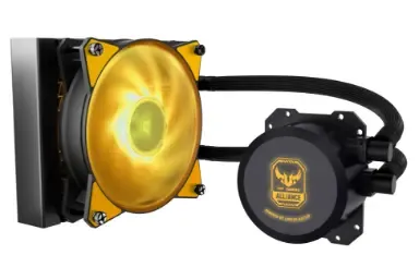 مقایسه کولر مستر MASTERLIQUID ML120L RGB TUF GAMING EDITION {request()->input('language_config')['common']['with']} گرین GLACIER 120