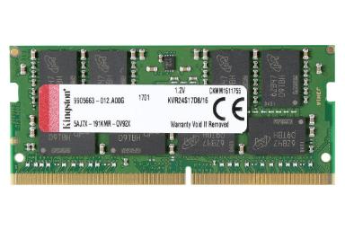 عکس کینگستون ValueRAM KVR24S17D8/16 ظرفیت 16 گیگابایت از نوع DDR4-2400