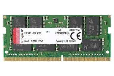 مقایسه ارلدام ET-MC3C {request()->input('language_config')['common']['with']} کینگستون ValueRAM KVR24S17D8/16 ظرفیت 16 گیگابایت از نوع DDR4-2400