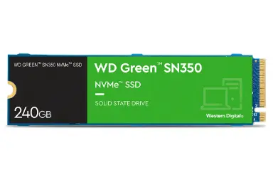 عکس وسترن دیجیتال Green SN350 NVMe M.2 ظرفیت 240 گیگابایت