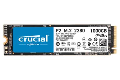 عکس کروشیال P2 NVMe M.2 ظرفیت 1 ترابایت