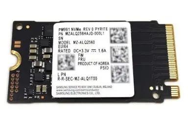 عکس سامسونگ PM991 NVMe M.2 2242 ظرفیت 256 گیگابایت