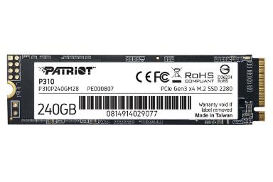 عکس پاتریوت P310 NVMe M.2 ظرفیت 240 گیگابایت