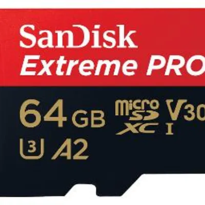 سن دیسک microSDXC با ظرفیت 64 گیگابایت مدل Extreme Pro A2