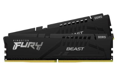 عکس کینگستون Fury Beast ظرفیت 32 گیگابایت (2x16) از نوع DDR5-5200