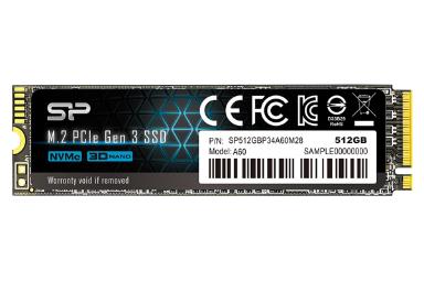 عکس سیلیکون پاور P34A60 NVMe M.2 ظرفیت 512 گیگابایت