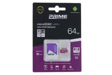 مقایسه پرایم microSDXC با ظرفیت 64 گیگابایت مدل Extreme کلاس 10 با سن دیسک microSDXC با ظرفیت 128 گیگابایت مدل Ultra A1 کلاس 10