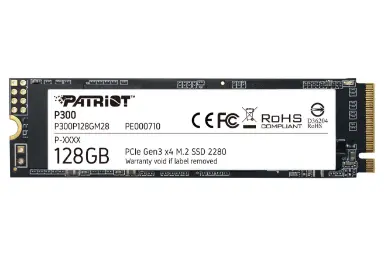 عکس پاتریوت P300 NVMe M.2 ظرفیت 128 گیگابایت