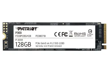 پاتریوت P300 NVMe M.2 ظرفیت 128 گیگابایت