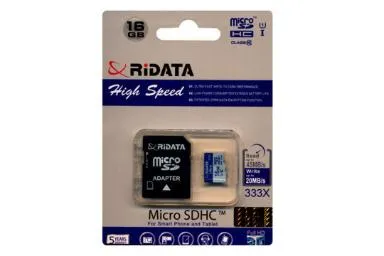 عکس ری دیتا microSDHC با ظرفیت 16 گیگابایت مدل High Speed کلاس 10