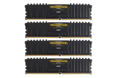 عکس کورسیر VENGEANCE LPX ظرفیت 64 گیگابایت (4x16) از نوع DDR4-2400