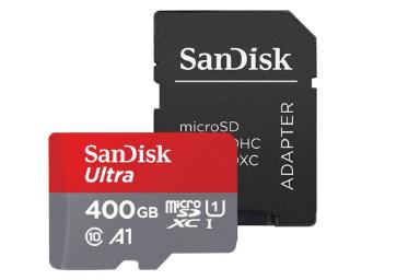 مقایسه سن دیسک microSDXC با ظرفیت 400 گیگابایت مدل Ultra A1 کلاس 10 با سن دیسک microSDXC با ظرفیت 256 گیگابایت مدل Extreme A2 کلاس 10